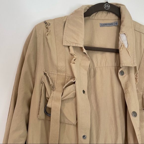 CARMAR Distressed Utility Jacket - Picture 3 of 7